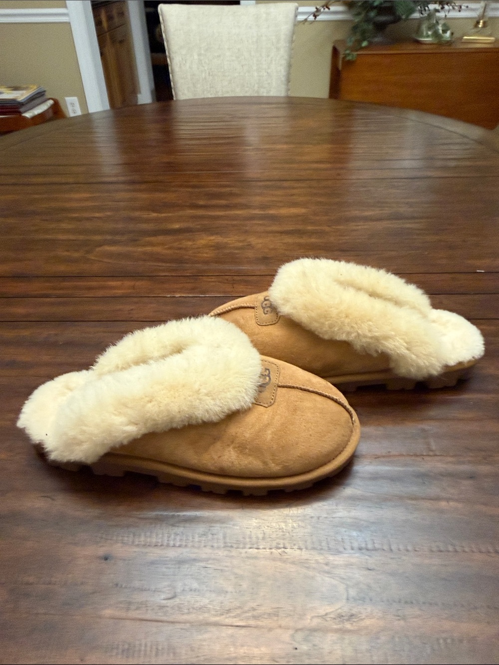 UGG Tan Slippers Woman US 10 ACs